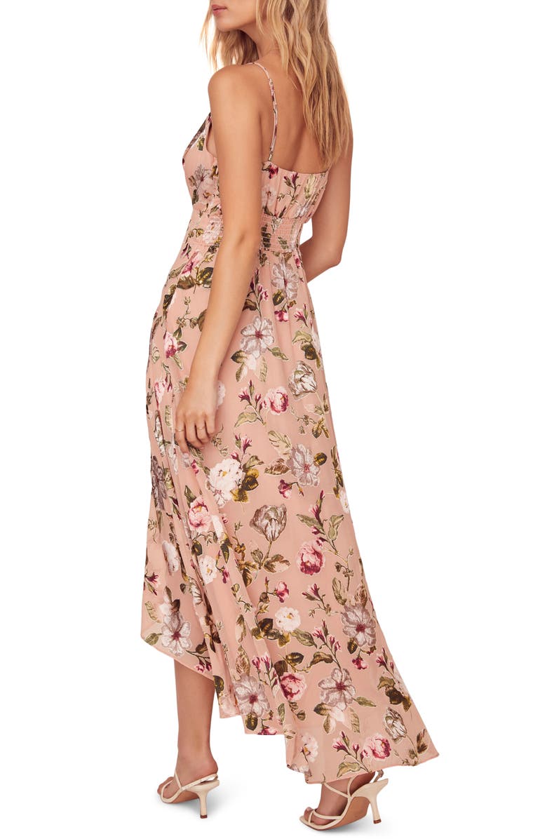 ASTR the Label Floral Print Sleeveless Maxi Dress, Alternate, color, 