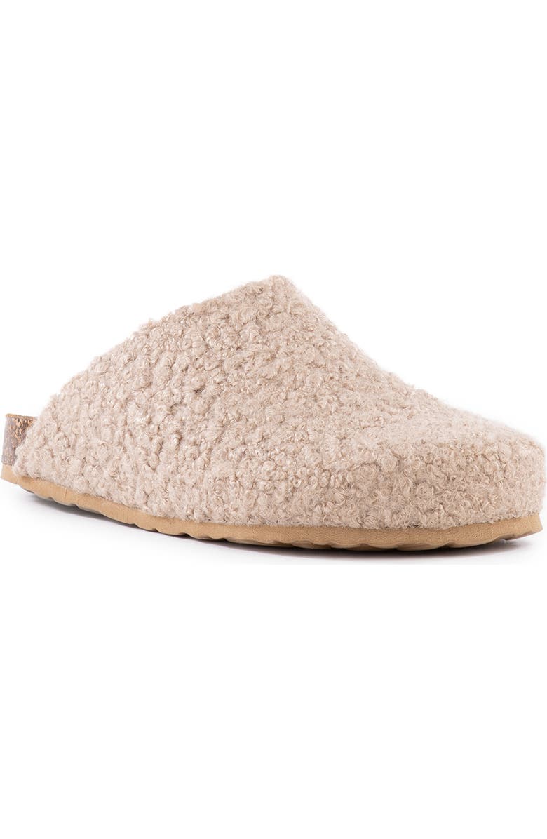 Seychelles New Routine Faux Shearling Mule, Main, color, Taupe
