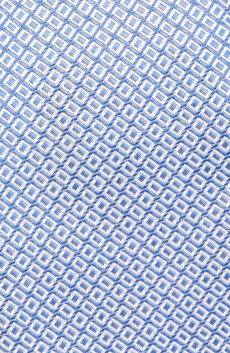 BOSS Grid Silk Blend Tie, Alternate, color, Light/ Pastel Blue