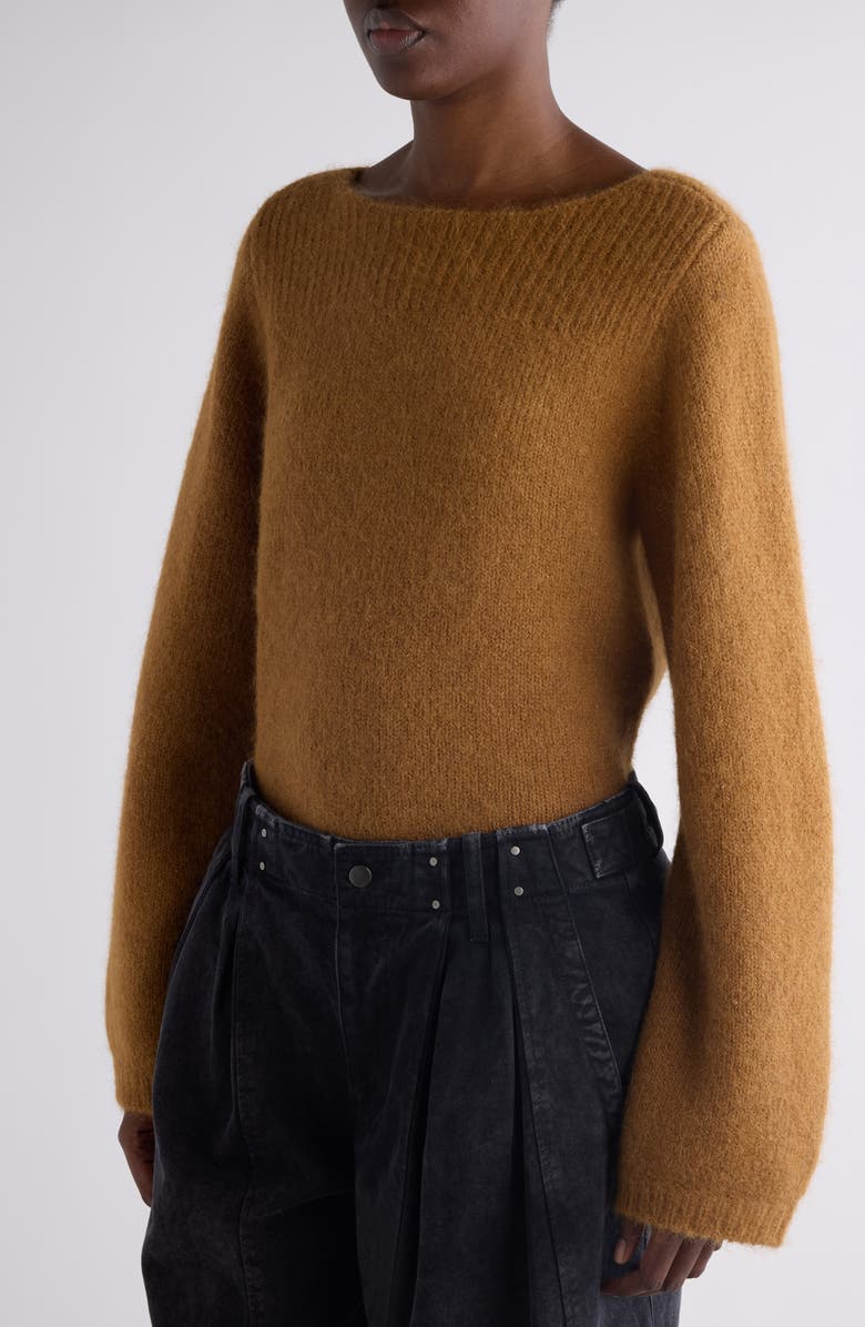Isabel Marant Paulane Alpaca Blend Sweater, Alternate, color, Camel