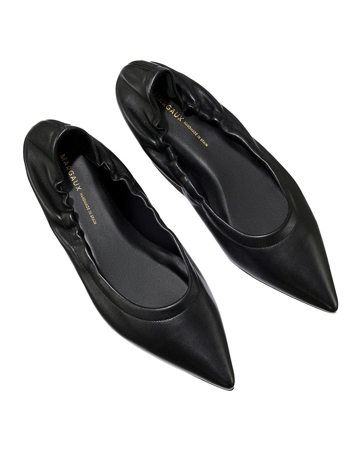 MARGAUX The Roma Ballet Flat, Alternate, color, Black Nappa