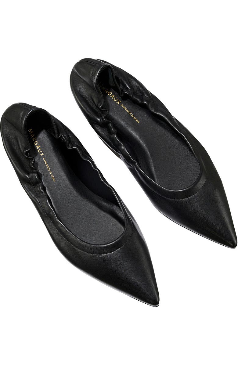 MARGAUX The Roma Ballet Flat, Alternate, color, Black Nappa