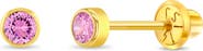 In Season Jewelry 14k Tiny Cubic Zirconia Birthstone Earrings