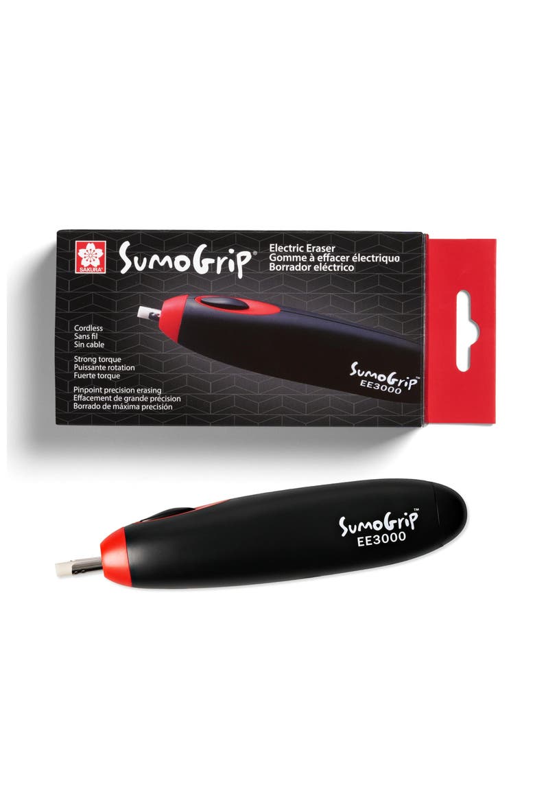 EE-3000 SumoGrip Electric Eraser Kit, Cordless, Black, Main, color, Black