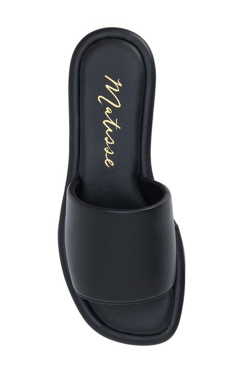 Matisse Moonlight Slide Sandal In Black