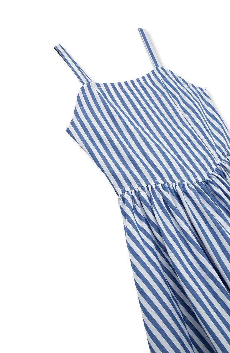 Habitual Kids Kids' Stripe Fit & Flare Dress, Alternate, color, Blue Multi