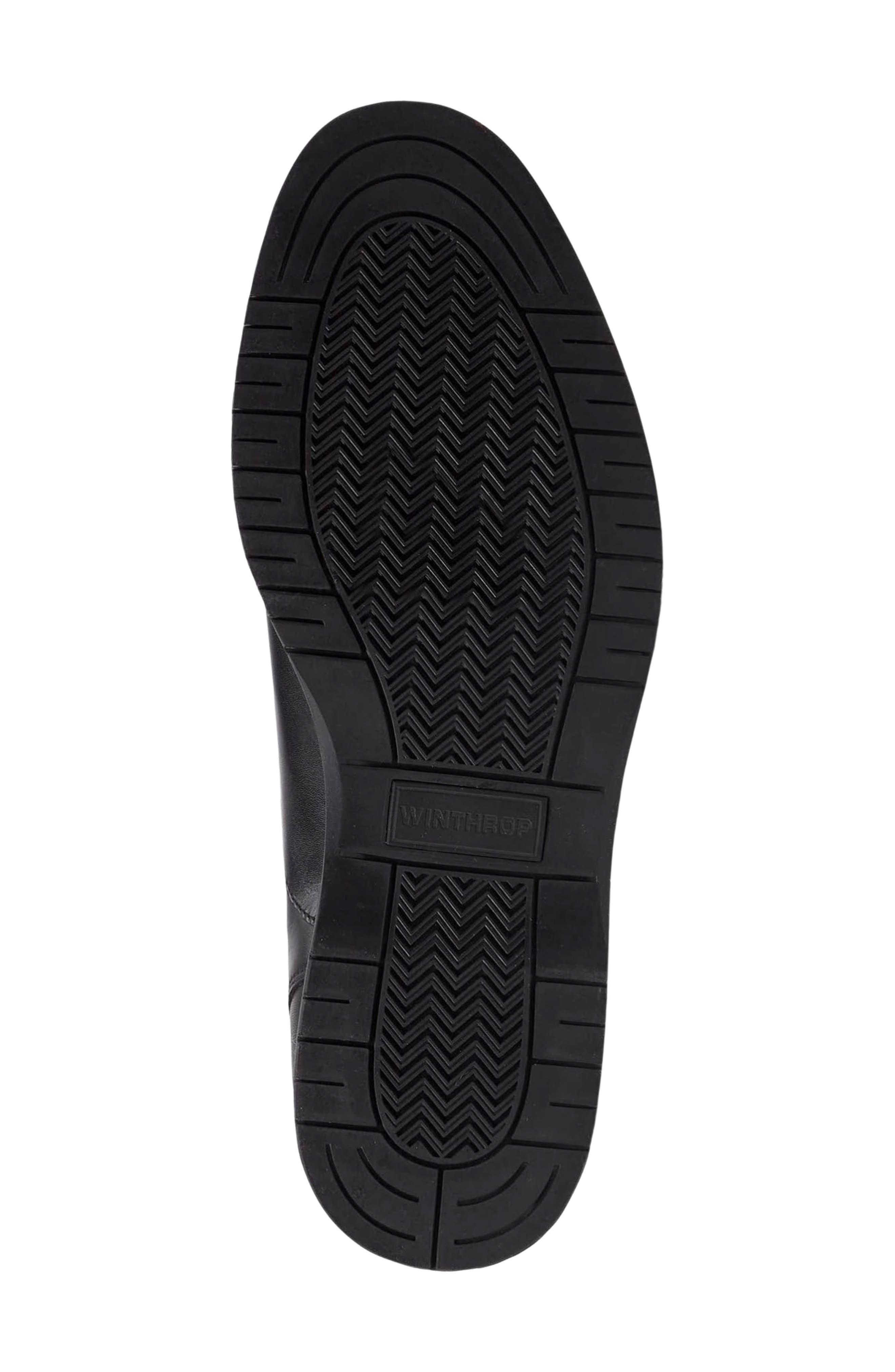 WINTHROP Pelton Suede Derby, Alternate, color, Black/ Black