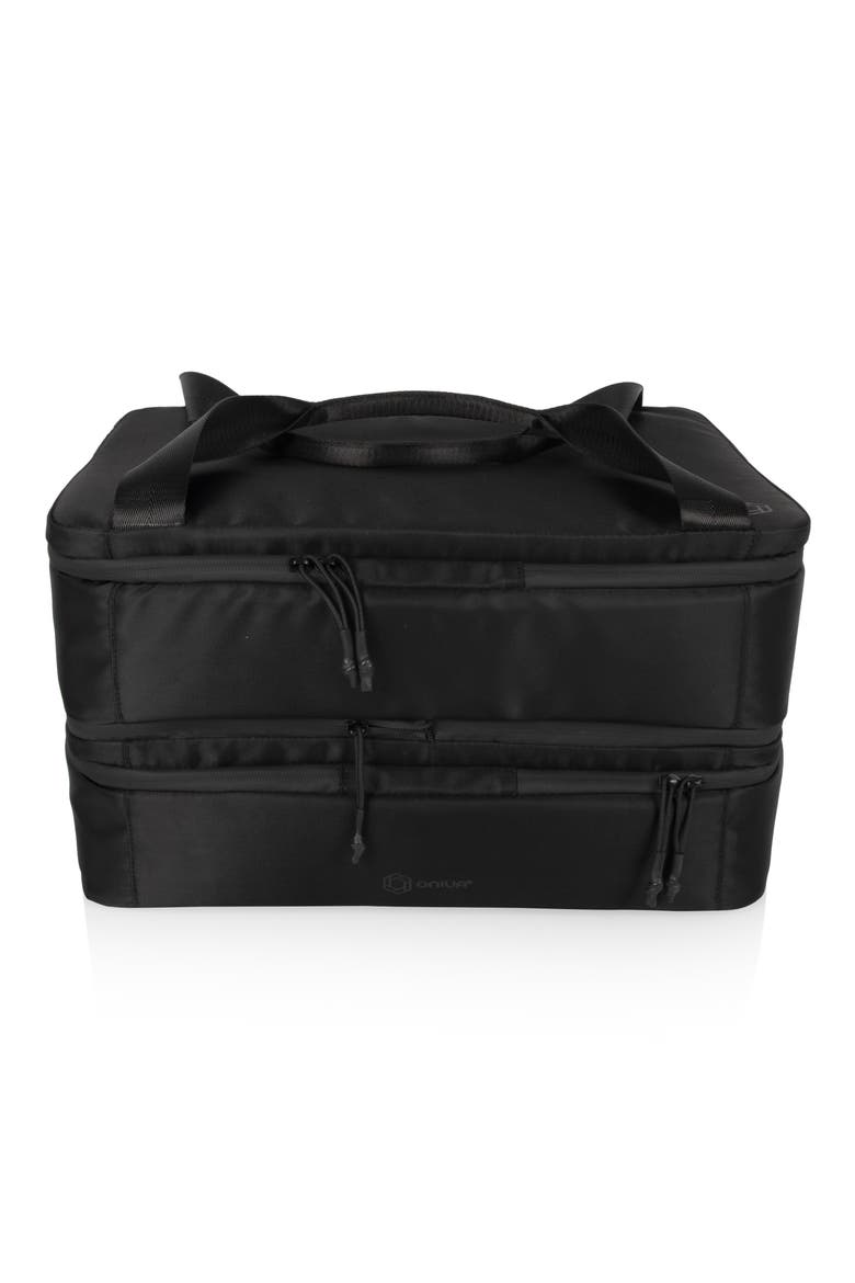 Double Decker Casserole Tote, Alternate, color, BLACK