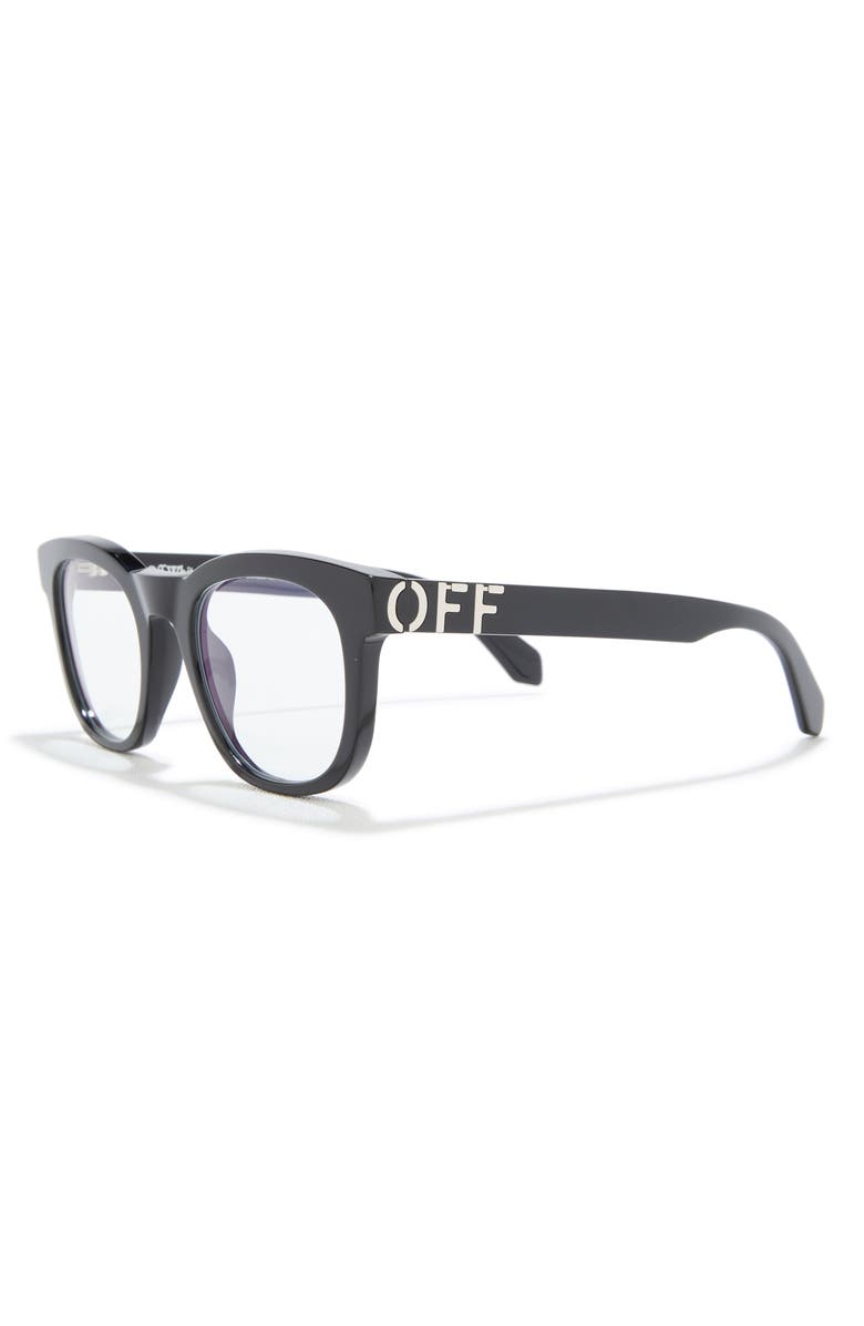 Off-White 50mm Round Reading Glasses, Alternate, color,