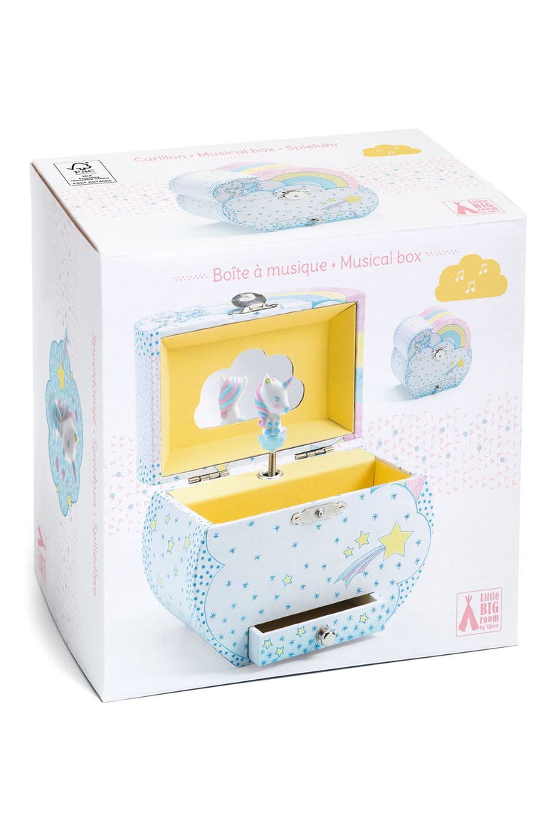 Unicorn Dream Musical Jewelry Box, Alternate, color, MULTI