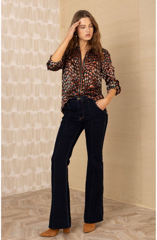 Hale Bob Vada Silk Top In Multi