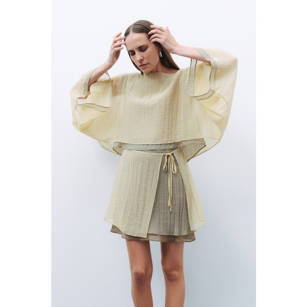 NOCTURNE NOCTURNE MINI SKIRT WITH TIE DETAIL