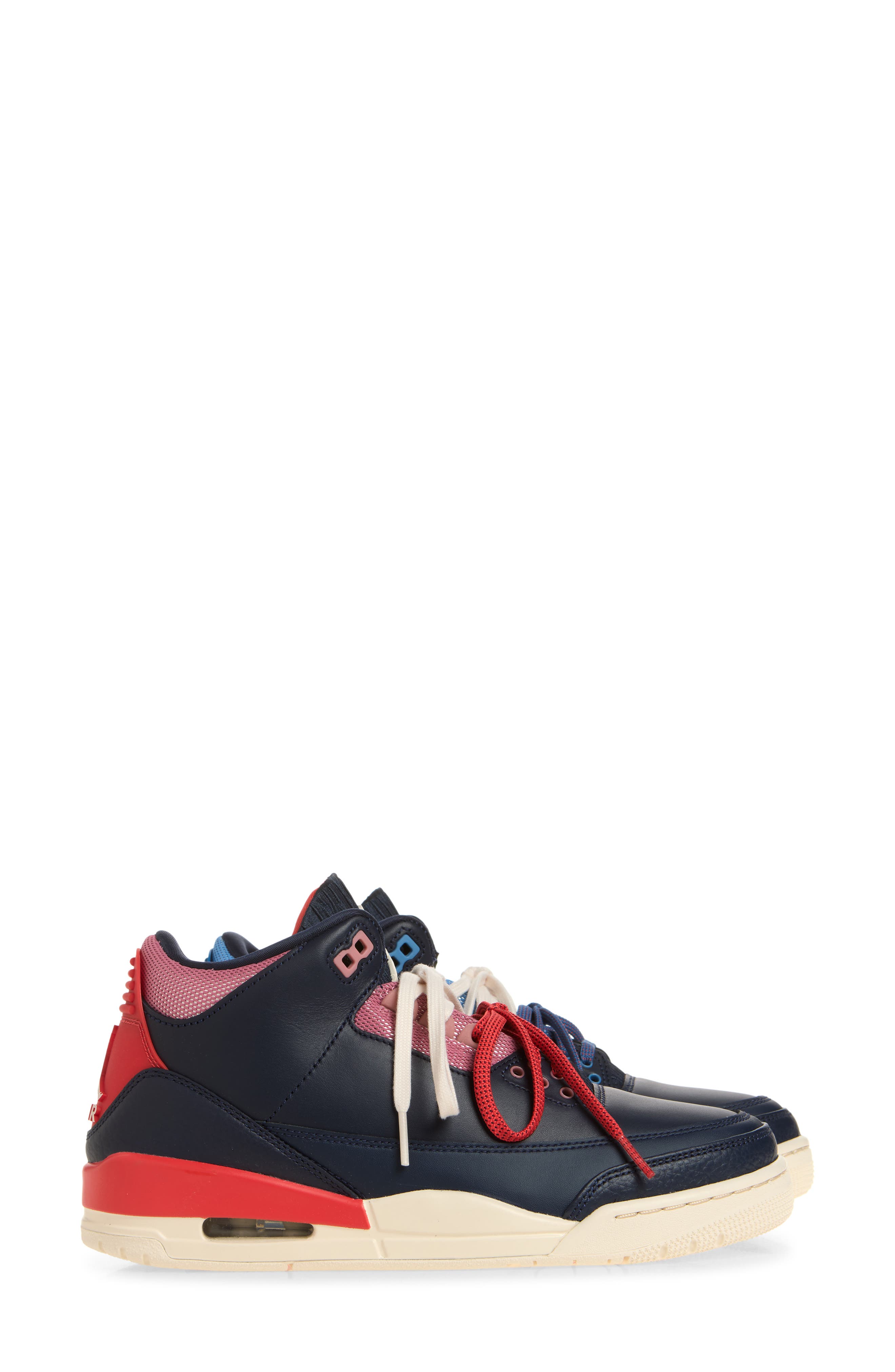 Air Jordan 3 Retro Basketball Sneaker, Alternate, color, 400 OBSIDN/TRACRE