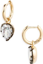 Nordstrom Georgian Charm Hoop Drop Earrings
