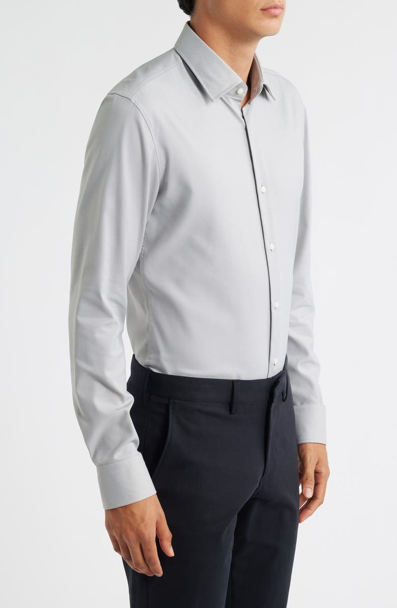 BOSS Roan Kent Slim Fit Button-Up Shirt, Alternate, color, Medium Green