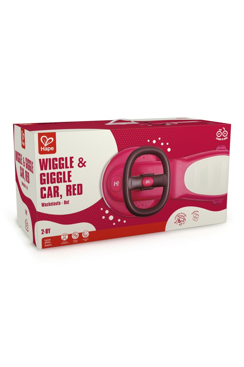 Wiggle & Giggle Car, Alternate, color, RED