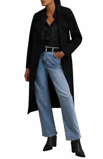 Odette Wool Blend Wrap Coat