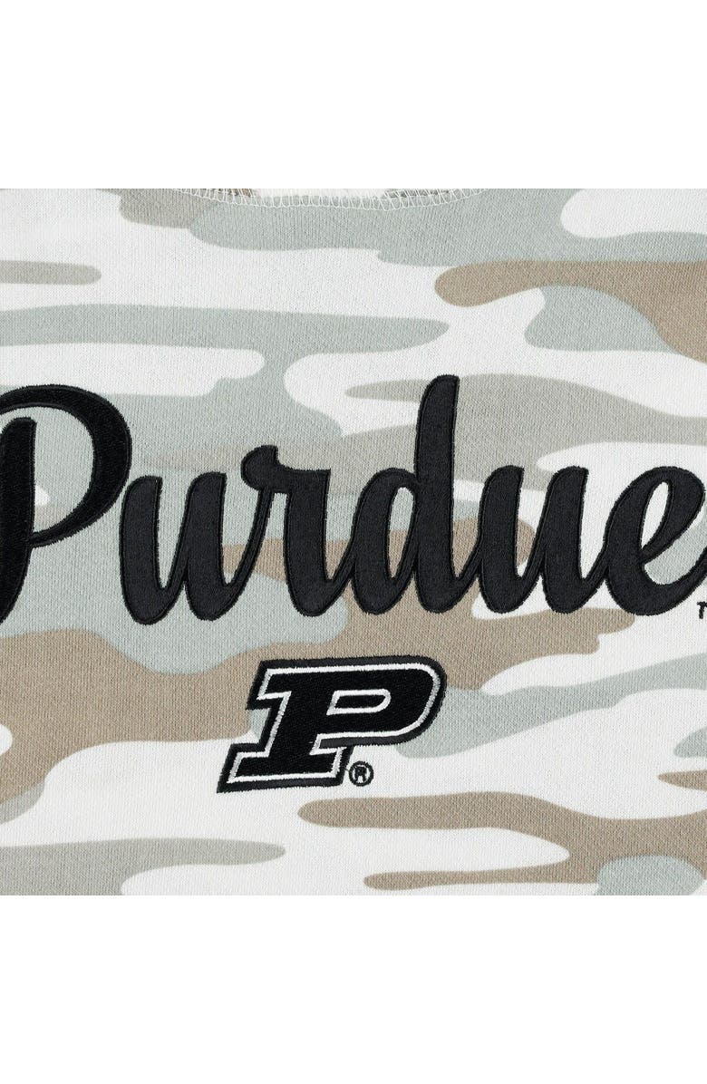 PRESSBOX Women's Pressbox Camo Purdue Boilermakers San Pablo Pullover Hoodie, Alternate, color, Camo