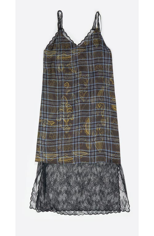 Bimba Y Lola Ikatmix Lace Double-layer Strappy Dress In Multi