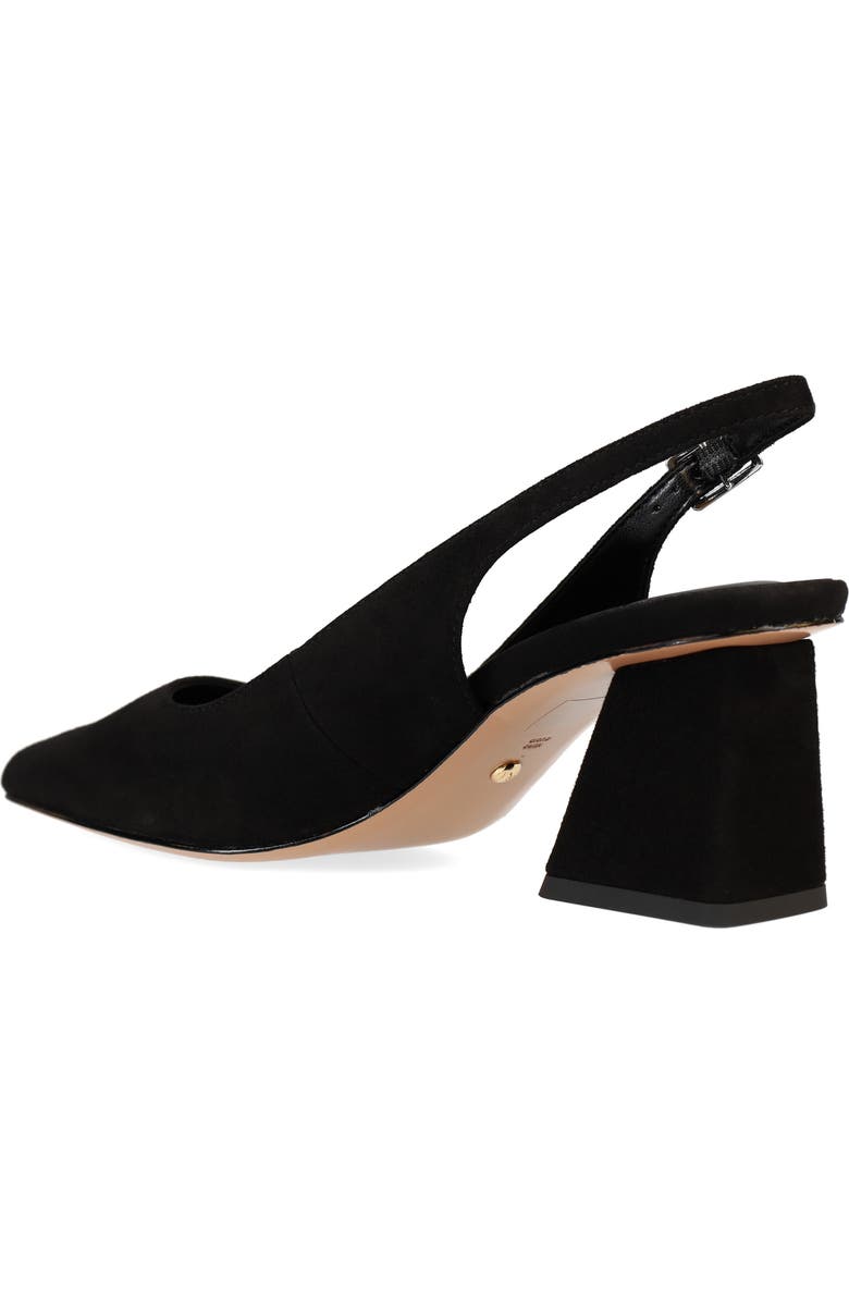 Pelle Moda Florin Slingback Pointed Toe Pump, Alternate, color, Black