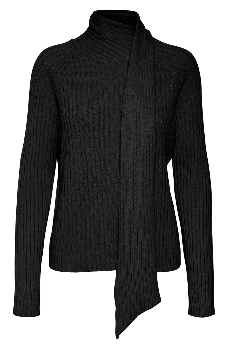 VERO MODA Zoey Rib Scarf Sweater, Alternate, color,