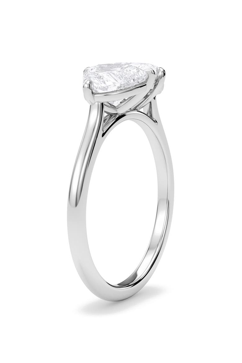 Lab Grown Diamond Twin Heart Ring, Alternate, color, 18K WHITE GOLD