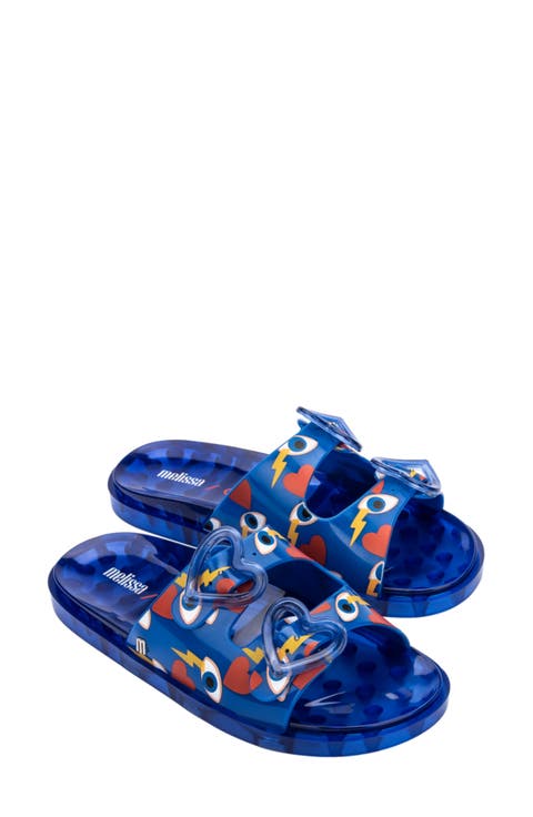 Double Buckle Slide Sandal (Women)