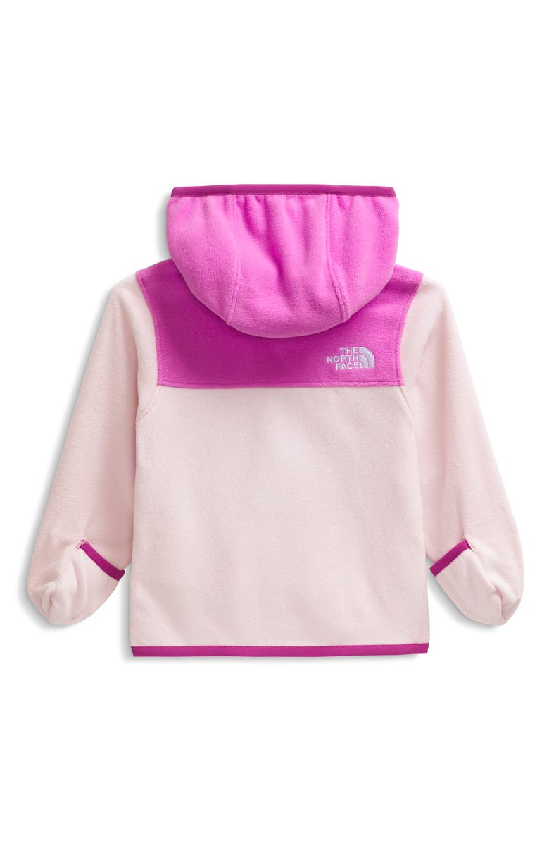 The North Face Kids' Glacier Zip Hoodie, Alternate, color, Violet Crocus/ Pale Blossom