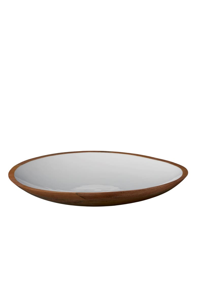 Madras Oversized Shallow Bowl, Main, color, Brown