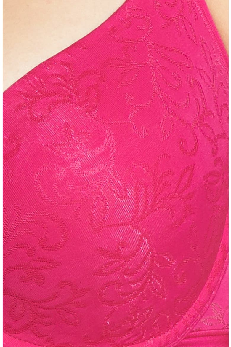 Jacquard Underwire Bra, Alternate, color, PETUNIA