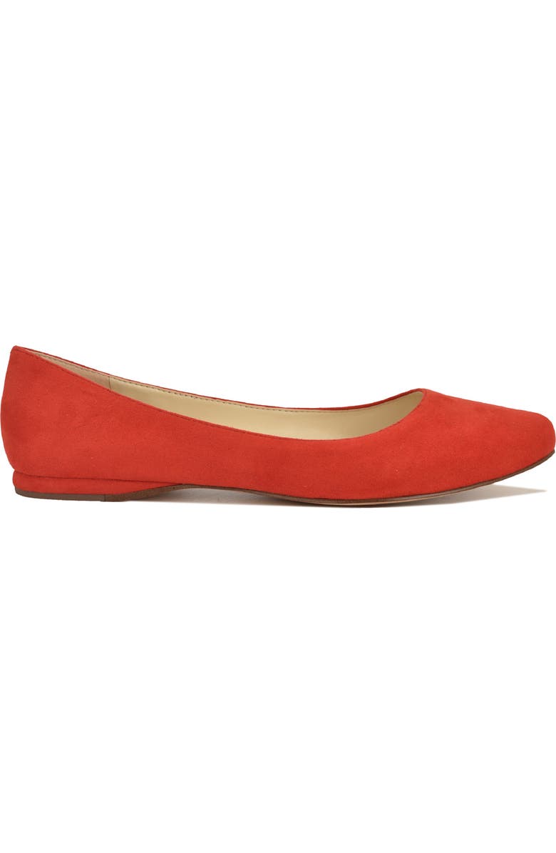 Nine West 'Speakup' Flat, Alternate, color, Medium Red