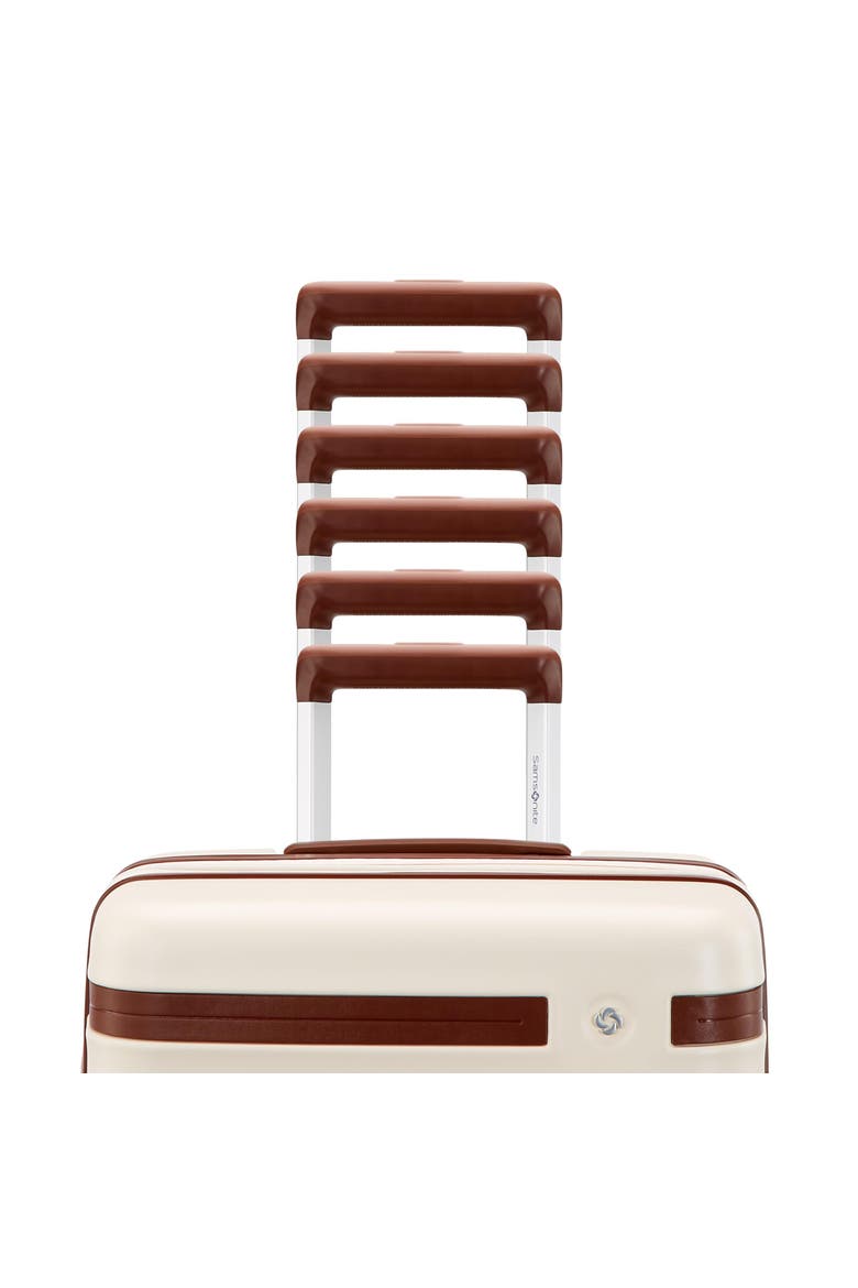 Virtuosa Hardside Expandable 21" Carry On Spinner Luggage, Alternate, color, Off White