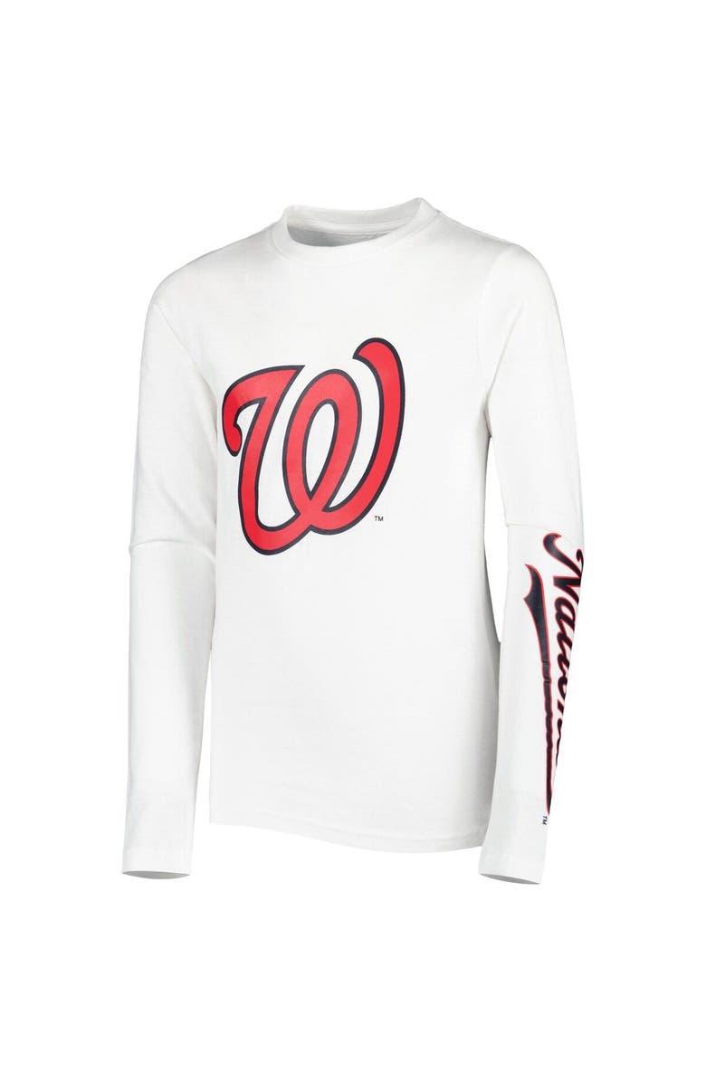 STITCHES Youth Stitches Red/White Washington Nationals Combo T-Shirt Set, Alternate, color, Red