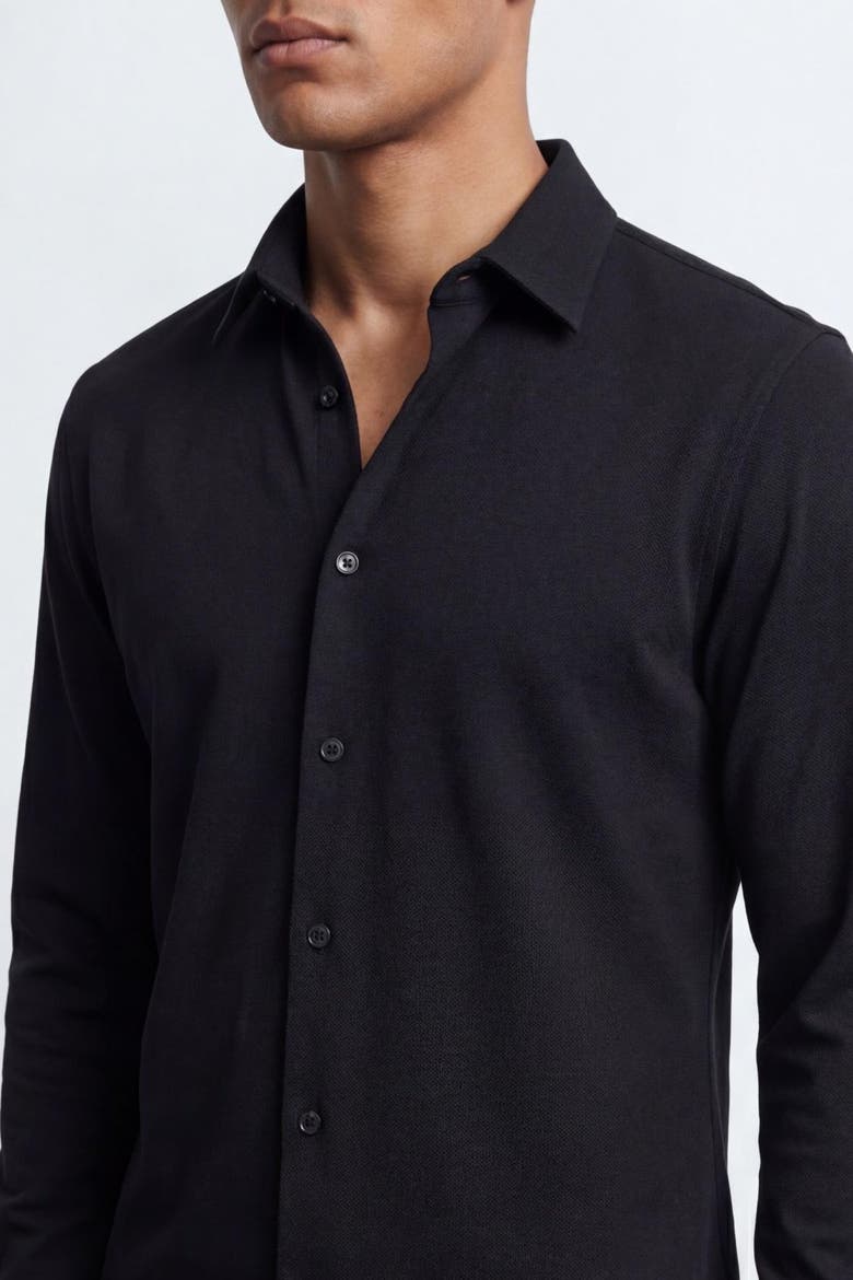 Noah Jersey Shirt, Alternate, color, Black