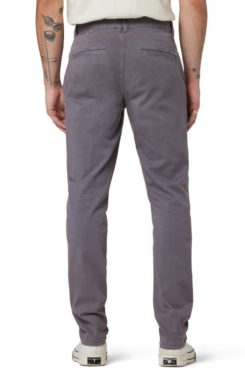 Hudson Jeans Classic Slim Straight Leg Stretch Chinos In Purple