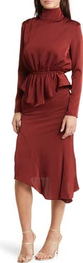NIKKI LUND Roxy Long Sleeve Top & Asymmetric Hem Skirt