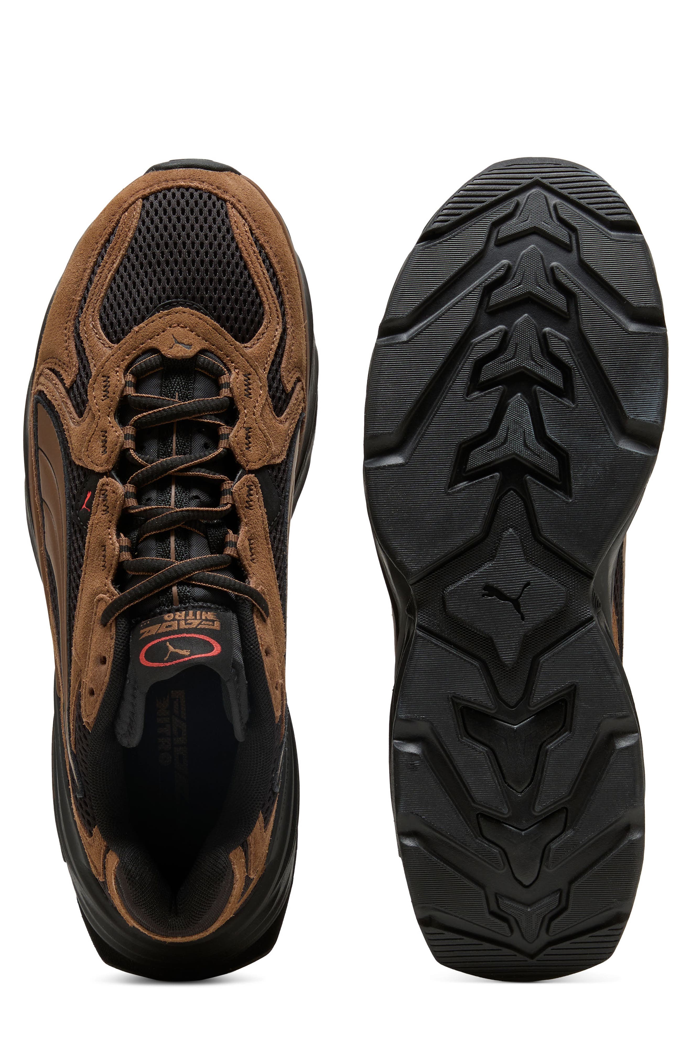 Fade Nitro LS Sneaker, Alternate, color, HAUTE COFFEE/ PUMA BLACK