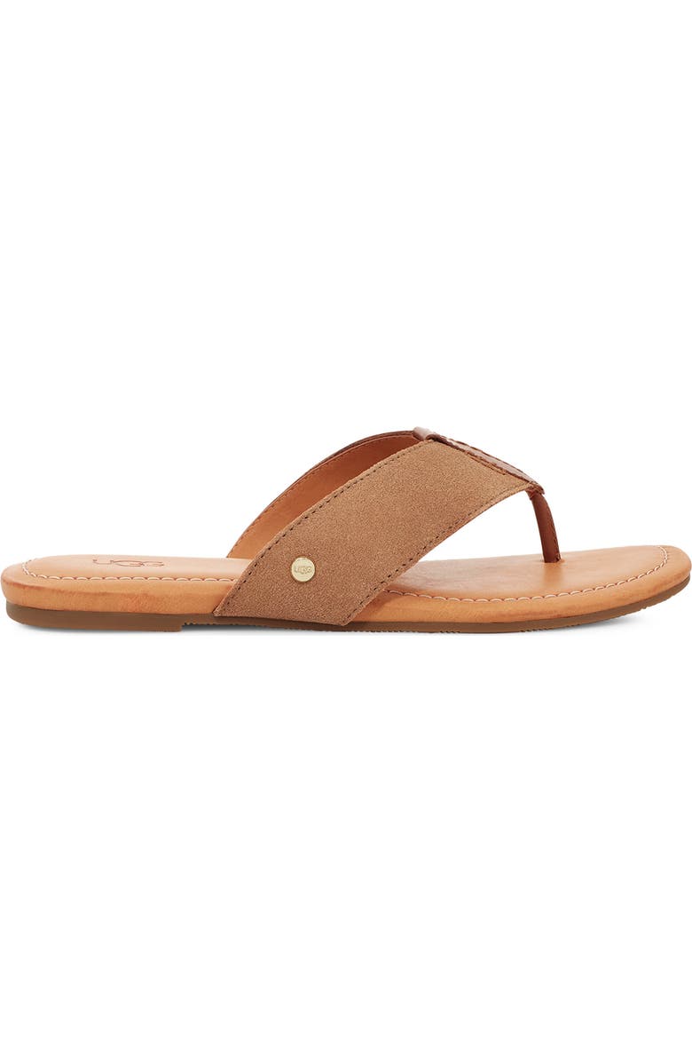 UGG<sup>®</sup> Carey Flip Flop, Alternate, color,