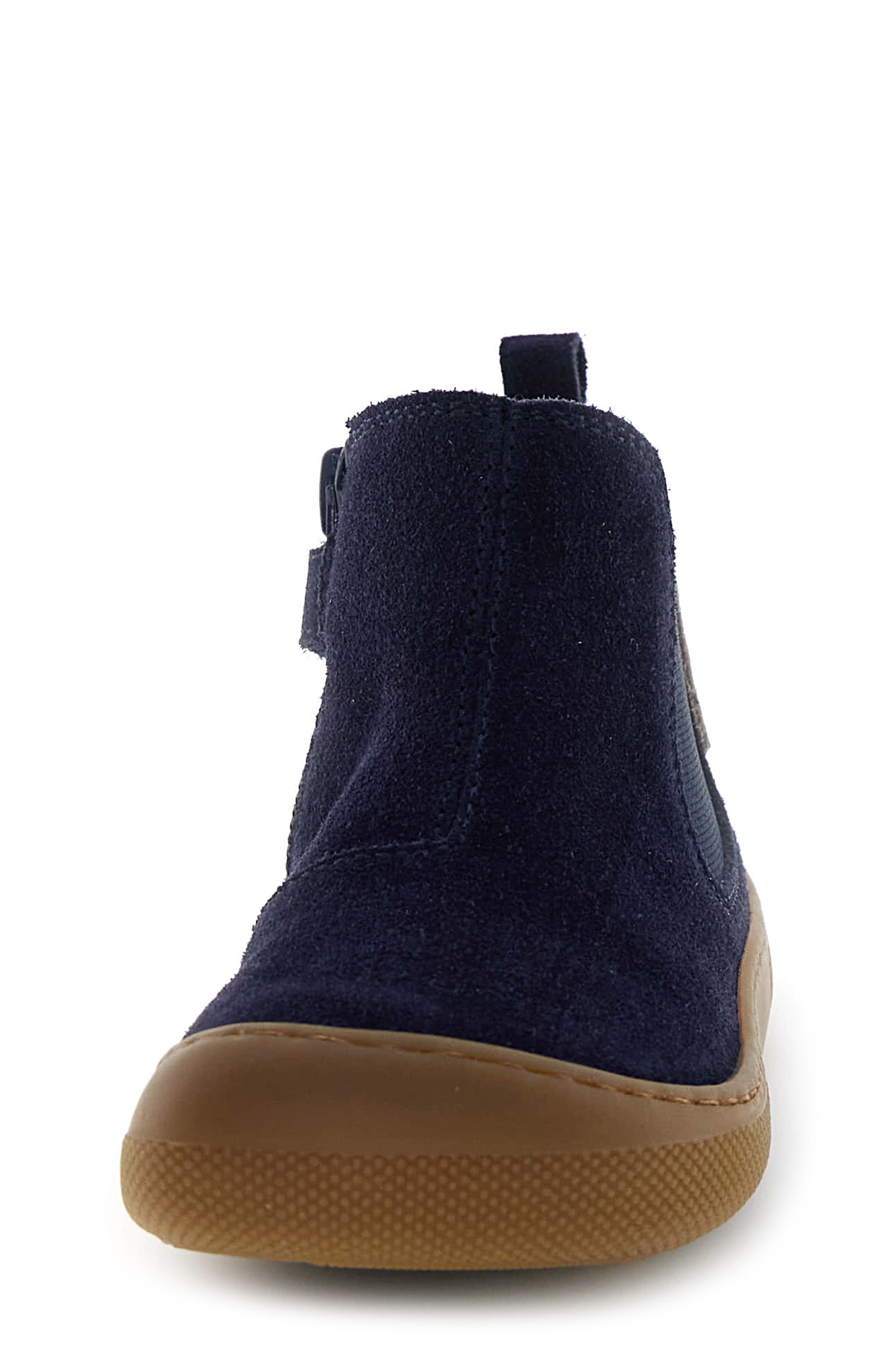 Kids' Glitty Barefoot Chelsea Boot, Alternate, color, BLUE