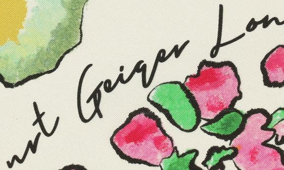 Женские аксессуары Kurt Geiger London Floral Silk Scarf — фото 7