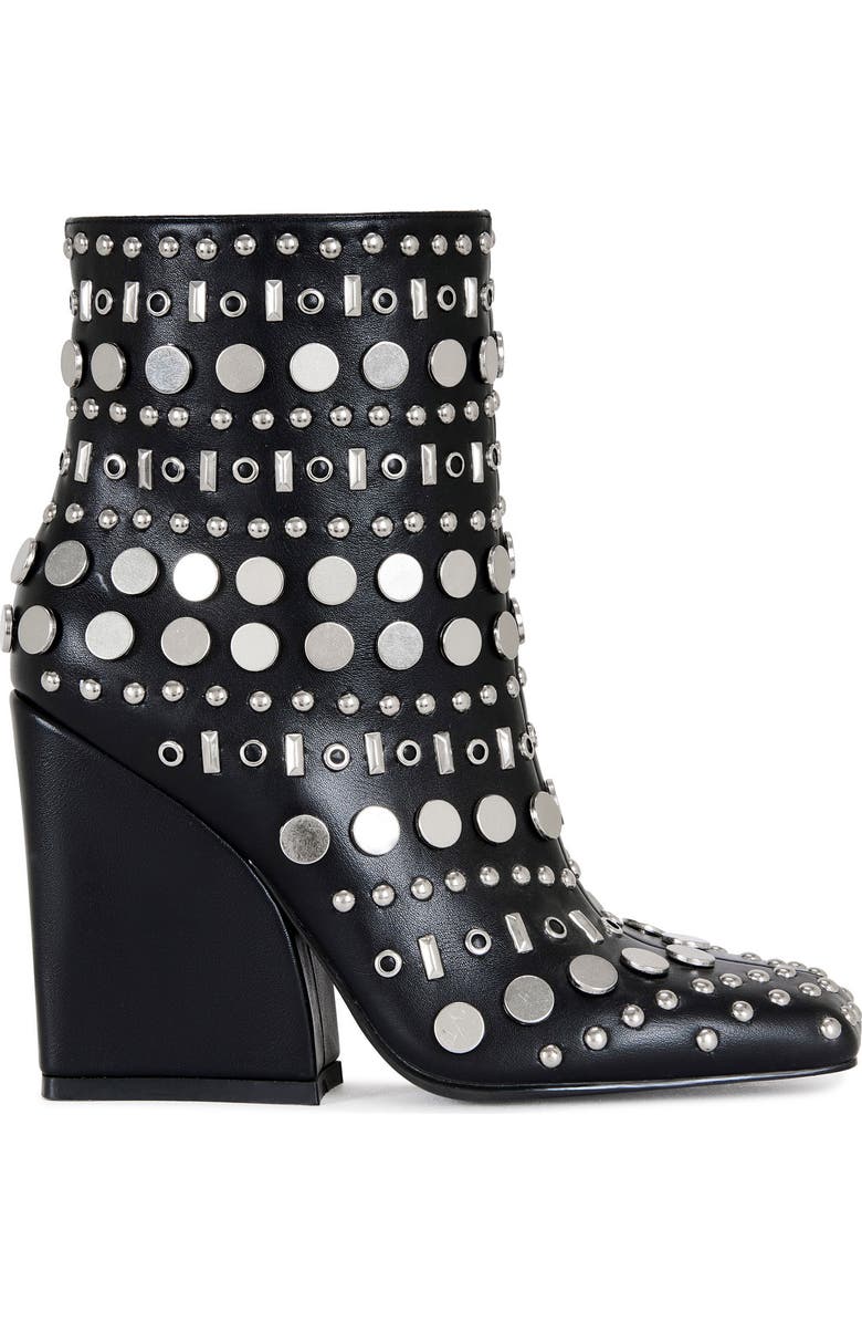 AZALEA WANG Fletcher Studded Bootie, Alternate, color, Black