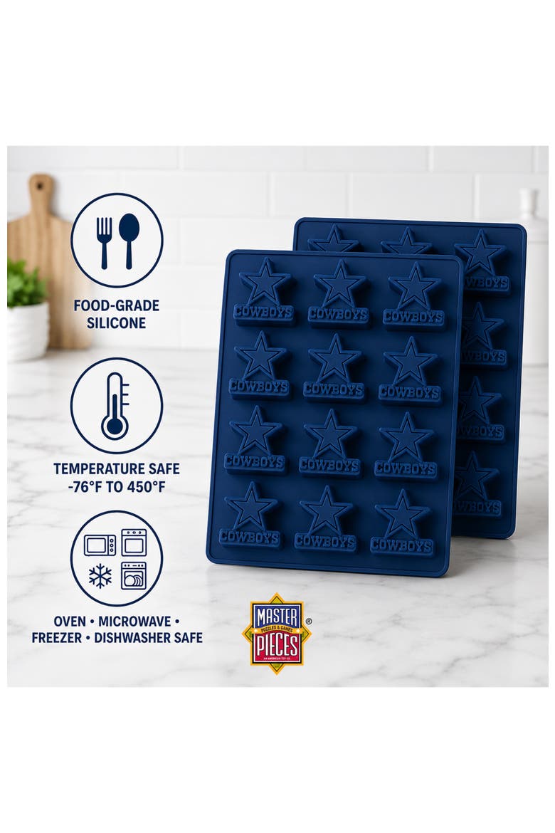 Dallas Cowboys Ice Cube Tray, Alternate, color, Blue