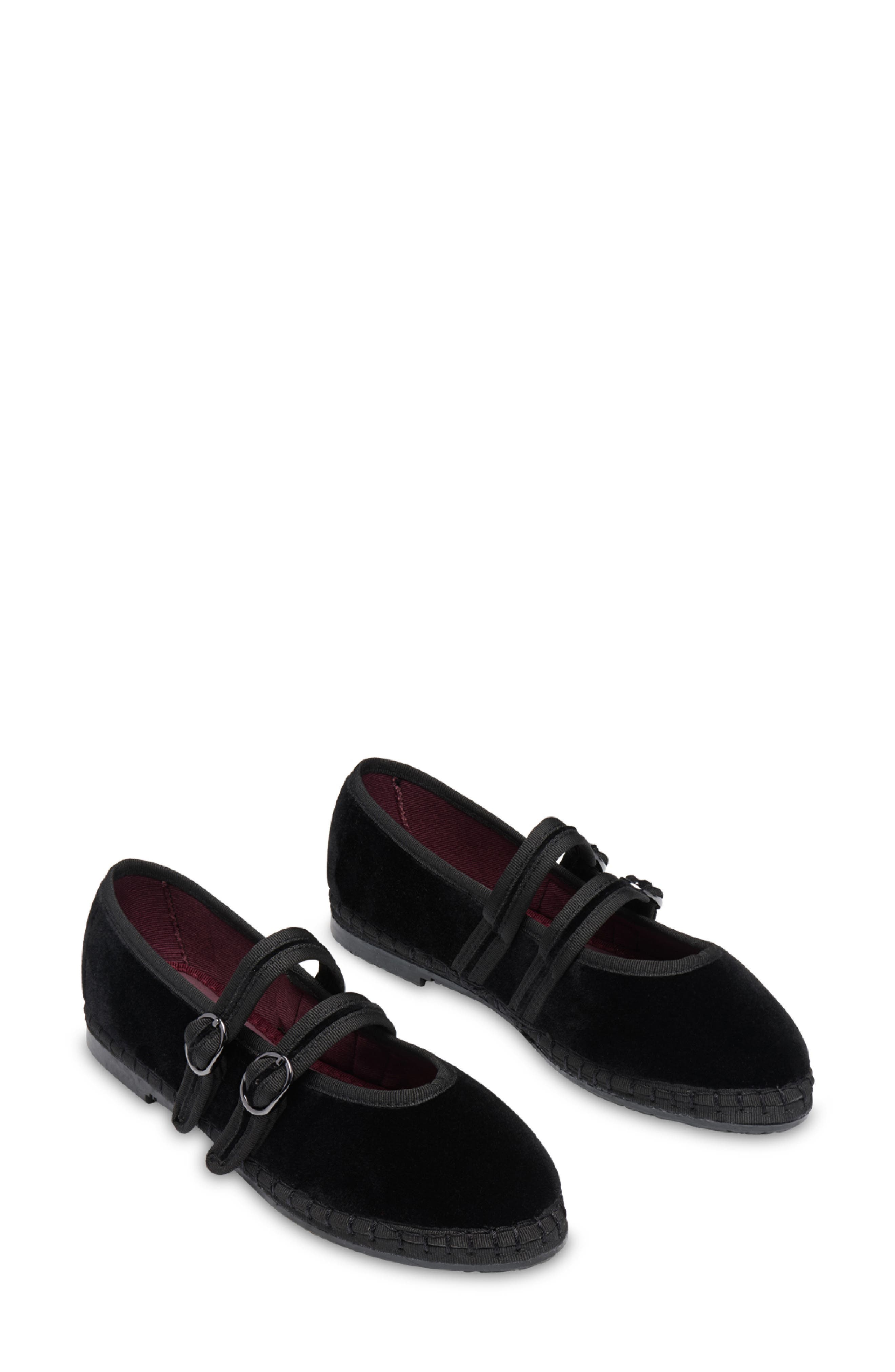 Claire Velvet Mary Jane, Main, color, BLACK