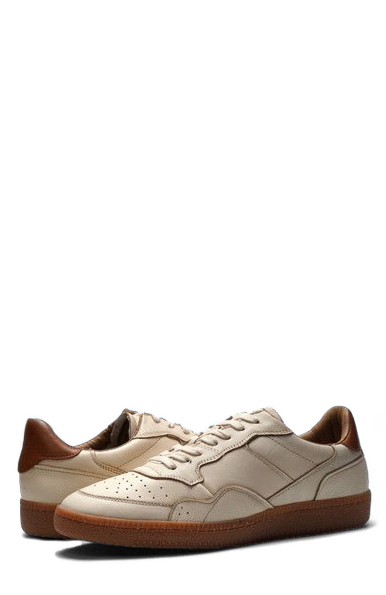 A. Veer Hugo Sneaker, Alternate, color, Cream Leather