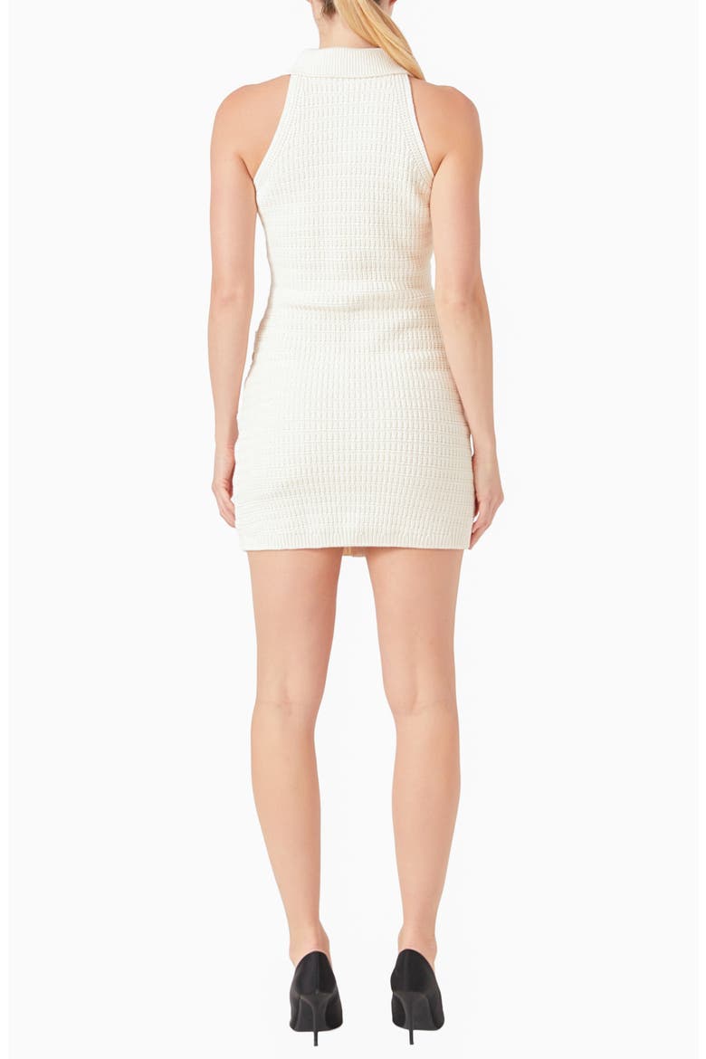 Sleeveless Sweater Dress, Alternate, color, IVORY
