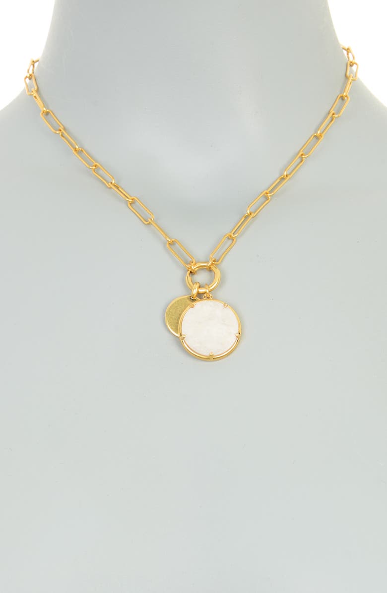 Madewell Stone Collection Chunky Pendant Necklace, Alternate, color,