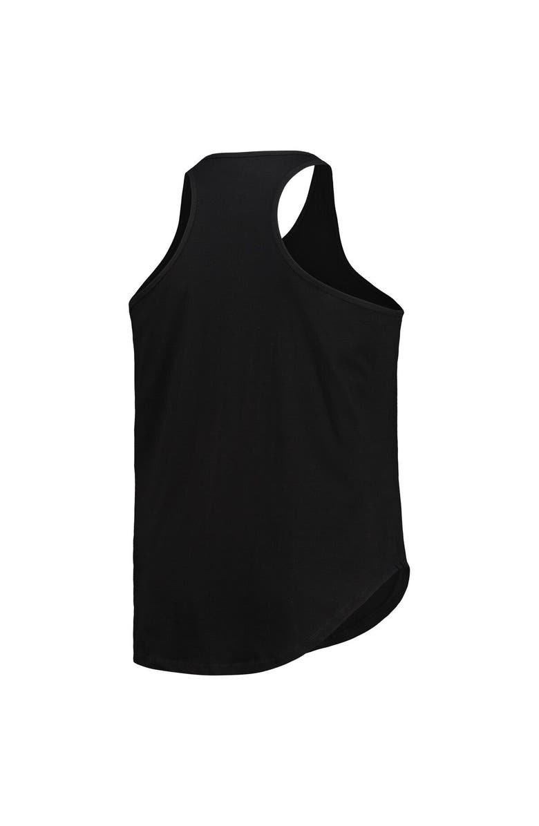 PROFILE Women's Black Washington Commanders Plus Size Team Racerback Tank Top, Alternate, color, 