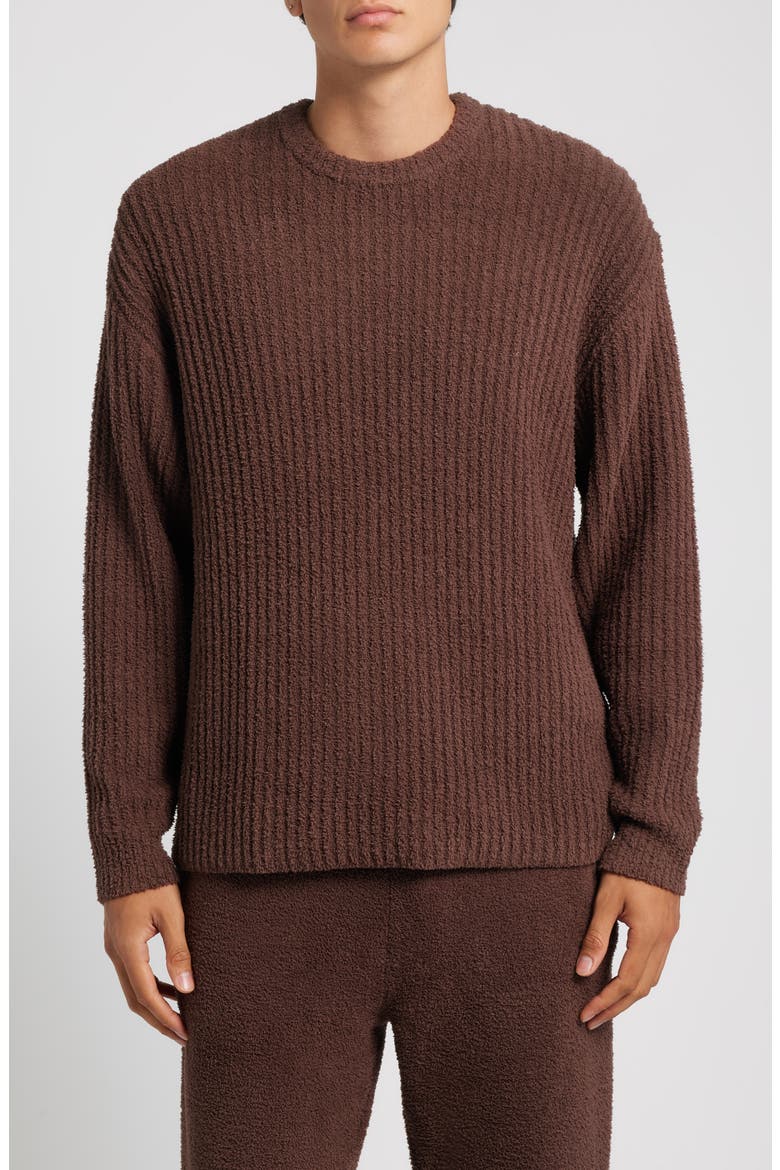 Ryatt Rib Sweatshirt, Main, color, COLA