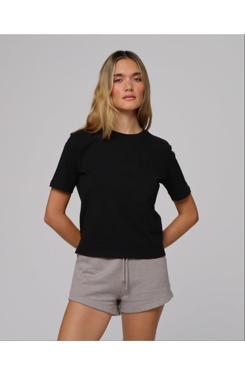 JUANA Hemp Essentials Short Sleeve Tee, Main, color, Black