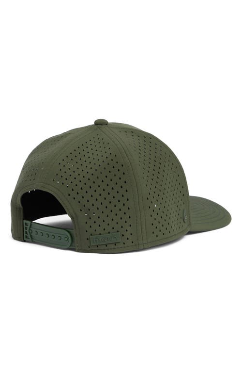 Melin A-game Icon Hydro Performance Snapback Hat In Kombu Green